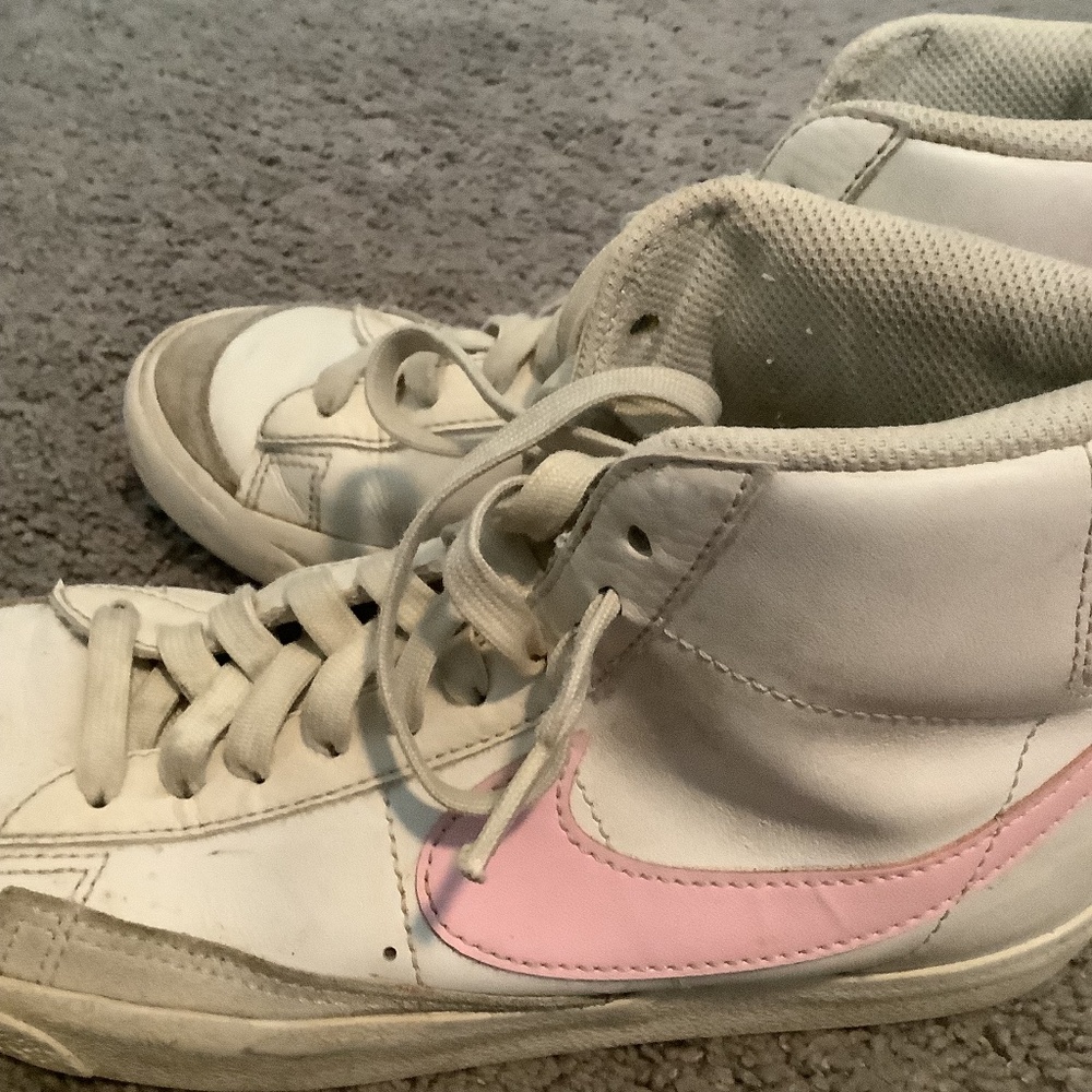 Pink and green blazers